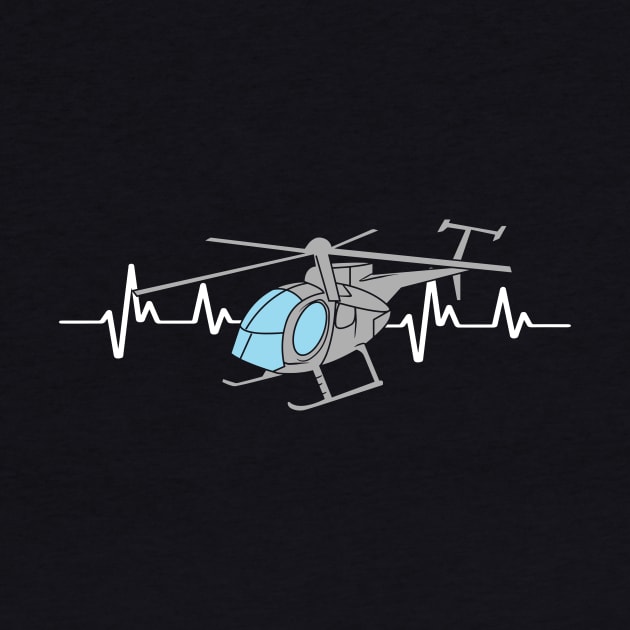 MD 500 Helicopter Pilot Heartbeat Hughes fly by FunnyphskStore